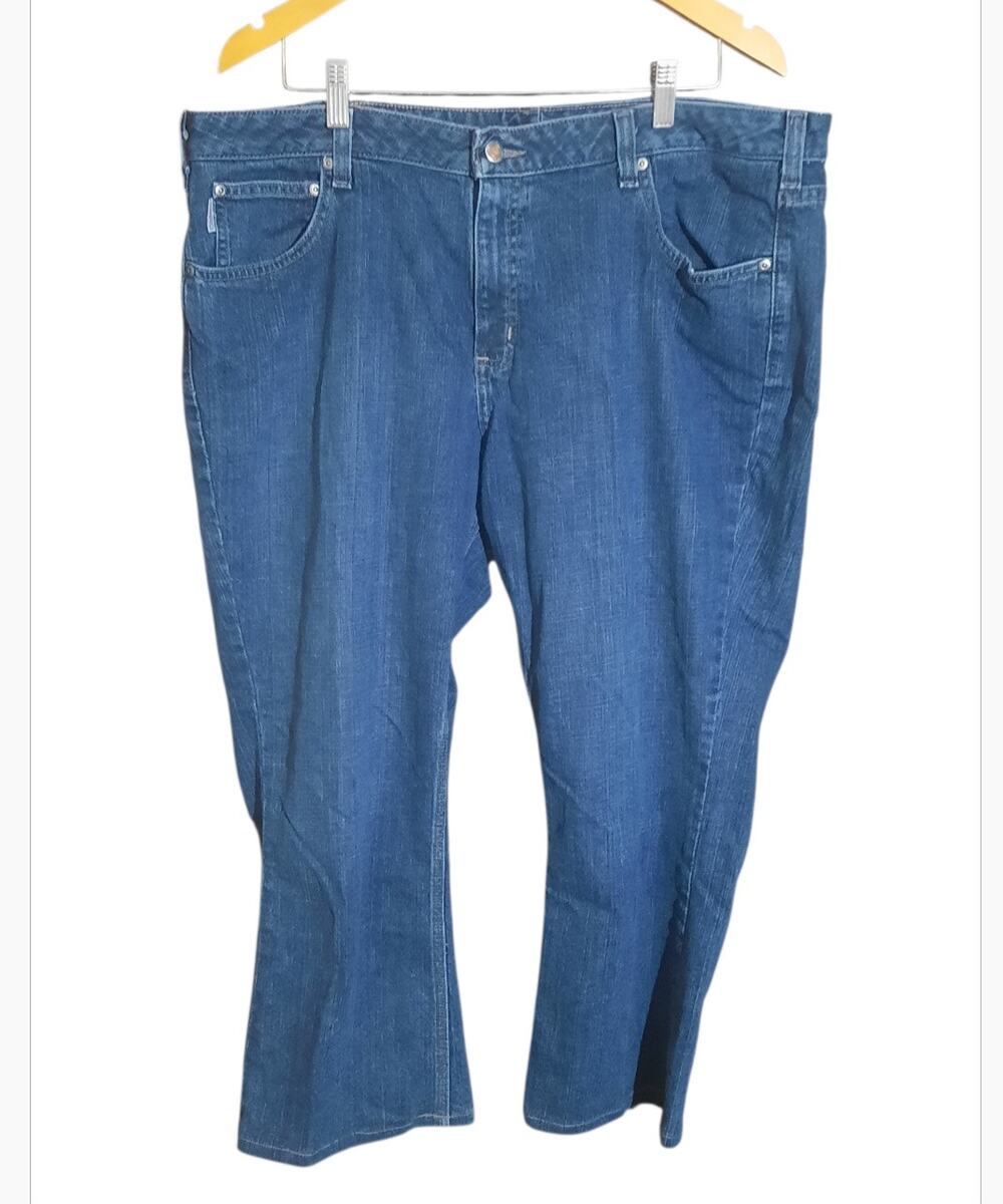 Carhartt Womens Mid-Rise Curvy Fit Bootcut Jeans Size 20x32